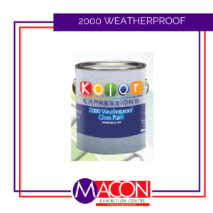 2000 Weatherproof Gloss Paint (1 Gallon)