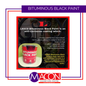 LASCO Bituminous Black Paint ( 1 Gallon)