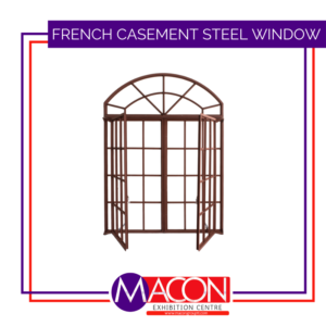 4’x4′ Steel French Window with Arch (Glass Supplied)